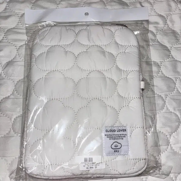 [BUNJANG] Cloud Lover Pouch White iPad Pouch / 아이패드 파우치