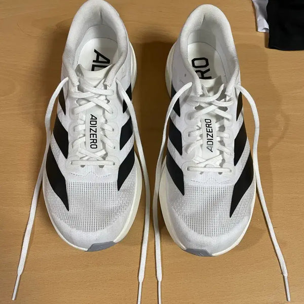 [BUNJANG] Adidas Adizero EVO SL Cloud White Core Black / 아디다스 아디제로 EVO SL 클라우드 화이트 코어 블랙