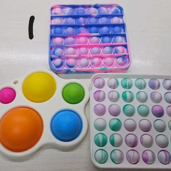 [BUNJANG] Pop It Fidget Toy Set / 팝잇 3가지