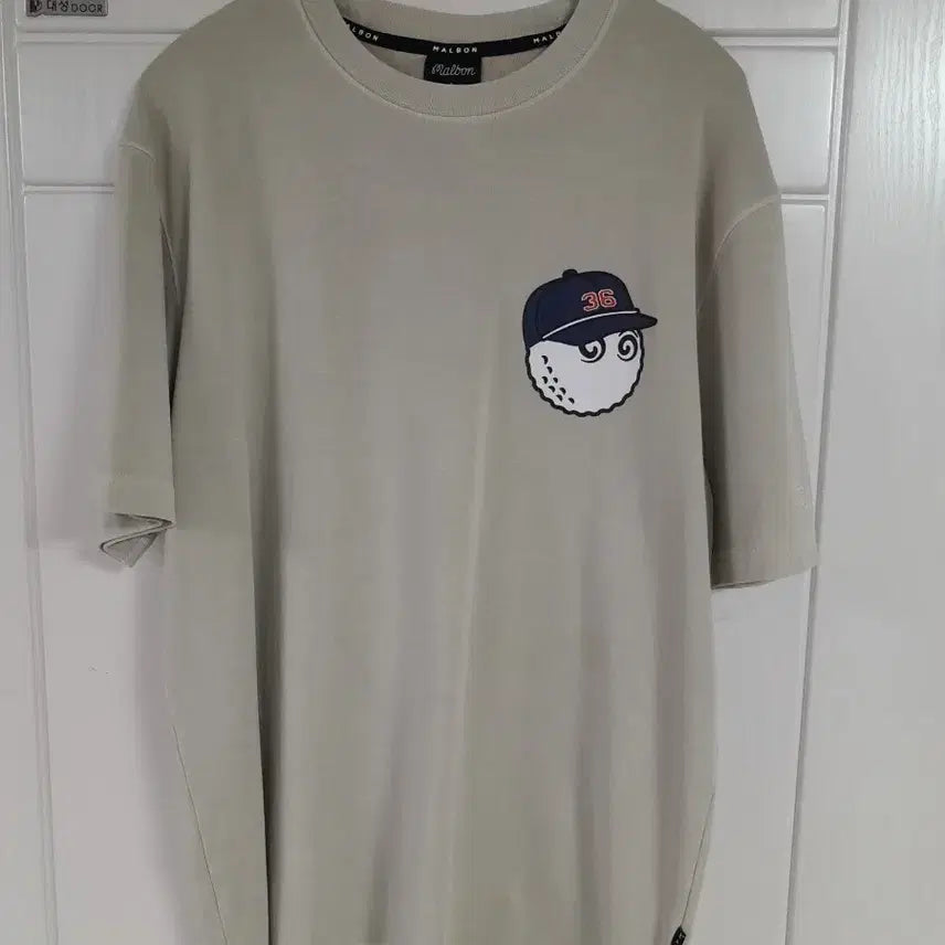 [BUNJANG] Malbon Golf Big Logo Short-Sleeve T-Shirt L / 정품)말본골프 빅로고 반팔티 L