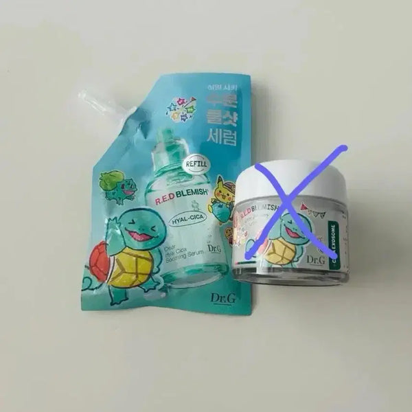 [BUNJANG] Dr.G Red Blemish Hyal Cica Soothing Serum Refill / [포켓몬]닥터지 레드블레미쉬 클리어 히알 시카 수딩 세럼 리필