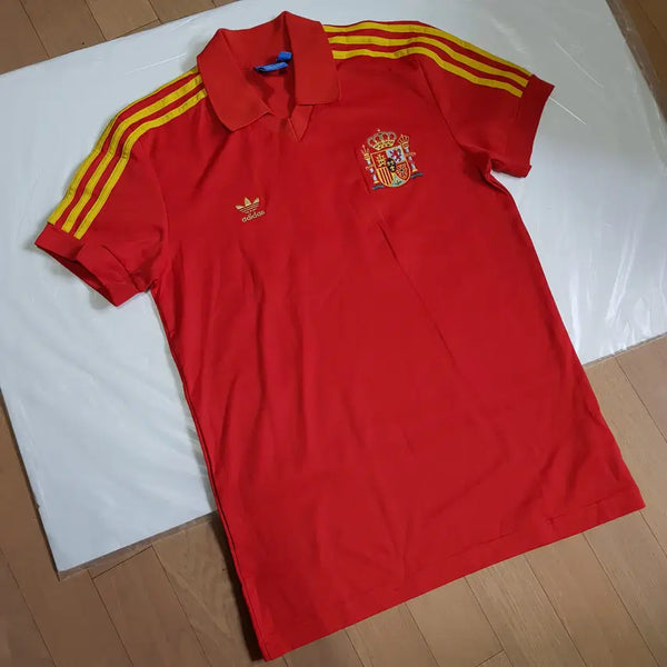 [BUNJANG] Adidas Spain FEF Retro T-Shirt - Size 95-100 / 95-100 /아디다스 스페인 FEF 국대 레트로 10번카라티
