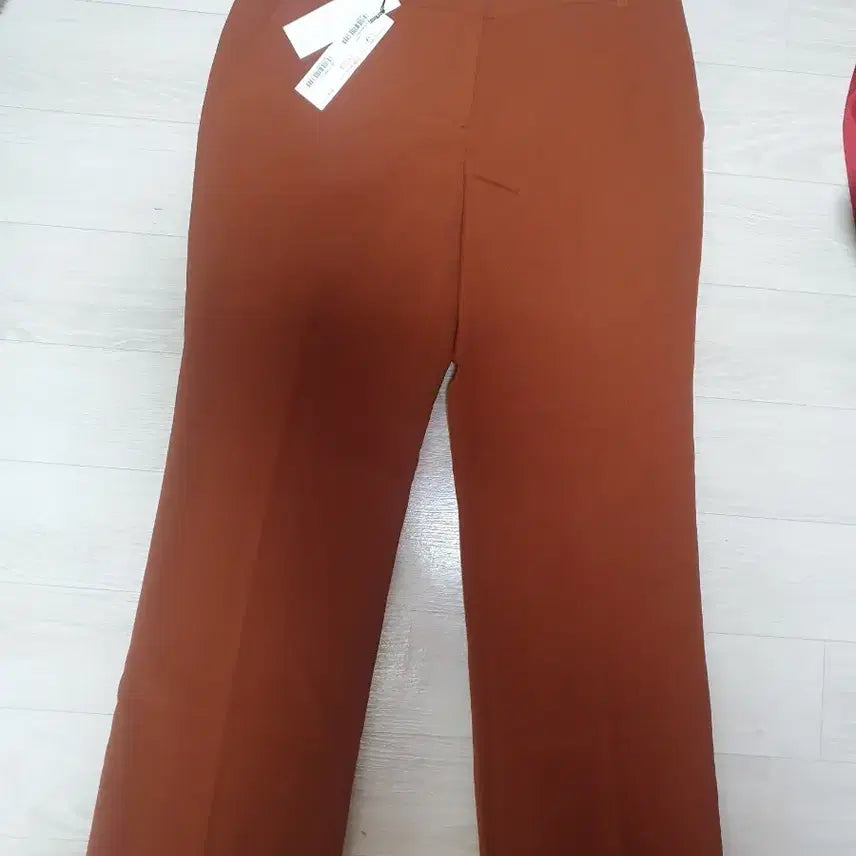 [BUNJANG] Satin Wide Pants Brown / 새틴 와이드 팬츠 브라운