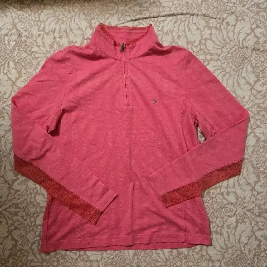 [BUNJANG] Kim Young Joo Golf Zip-Up T-Shirt / 김영주 골프 집업 티셔츠