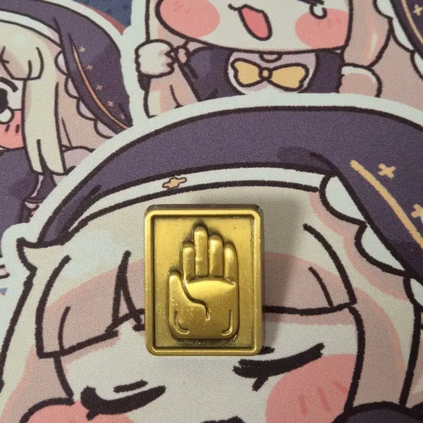 [BUNJANG] JoJo's Bizarre Adventure Jotaro Kujo Part 4 Metal Badge / 죠죠 죠타로 메탈 뱃지 4부 쿠지