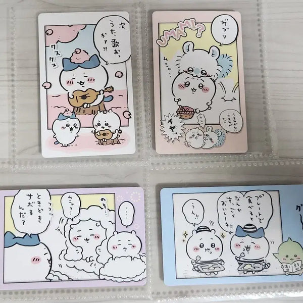 [BUNJANG] Chiikawa Momonga & Hachware Card Paper Bundle Set / (일괄) 치이카와 모몽가 하치와레 카드 지류