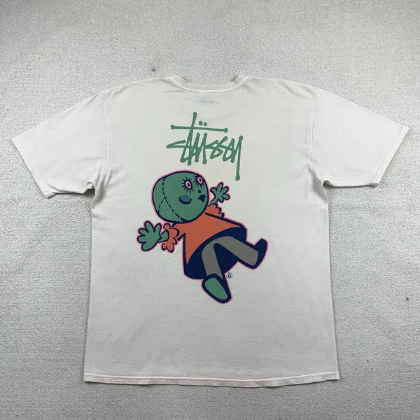 [BUNJANG] Stüssy Dolly Pigment Dyed T-shirt Natural / 스투시 돌리 피그먼트 다이드 티셔츠 내츄럴