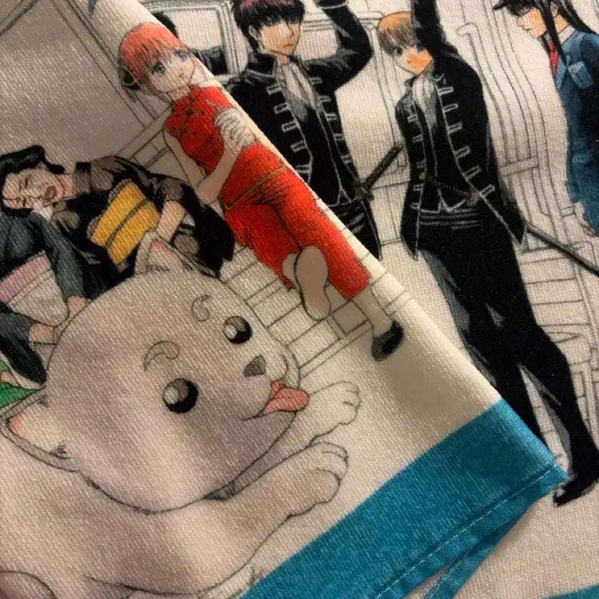 [BUNJANG] Gintama Exhibition Original Drawing Towel (Unsealed) / 은혼전 원화 타올 개봉전시