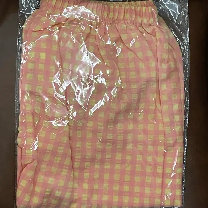[BUNJANG] Pink Check Pajama Shorts / 체크잠옷 반바지