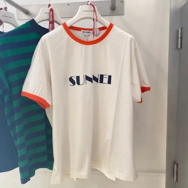 [BUNJANG] Sunnei Ringer T-Shirt XL / 써네이.링거티셔츠 sunnei