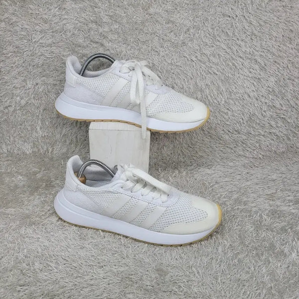 [BUNJANG] Adidas Flashback White Sneakers / 구제짱짱맨 230 아디다스 플래시백 화이트 스니커즈