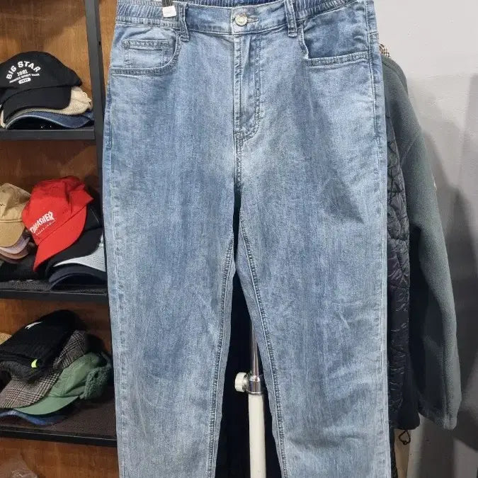 [BUNJANG] Kolon Epigram Summer Denim Jeans Size 32 / 코오롱 (에피그램) 얇은 여름 데님진 32사이즈 얼룩 하자xx