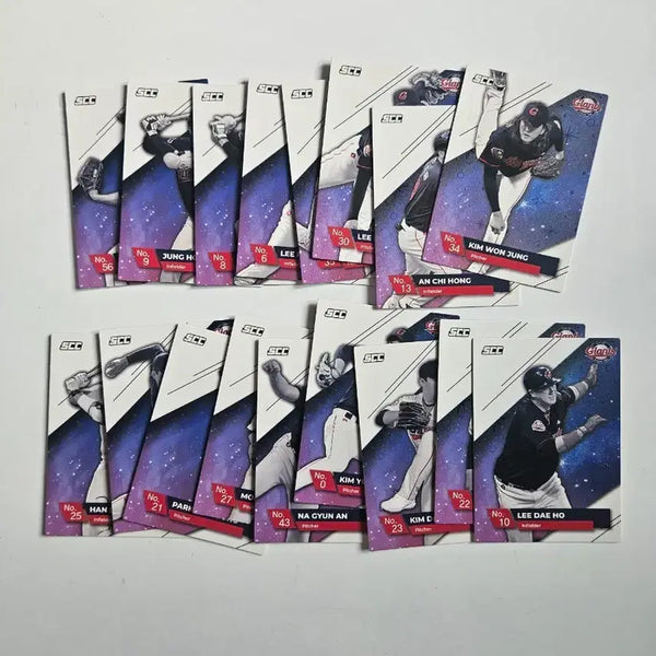 [BUNJANG] 2022 KBO Premium Lotte Lee Dae-ho Kim Won-jung Base Set / 2022 kbo 프리미엄 롯데 이대호 김원중 등등 베이스 풀 셋트