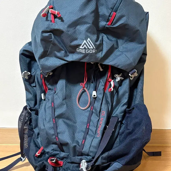 [BUNJANG] Gregory Wander 70L Backpack Navy / 그레고리백팩 WANDER70 원더 70L 네이비