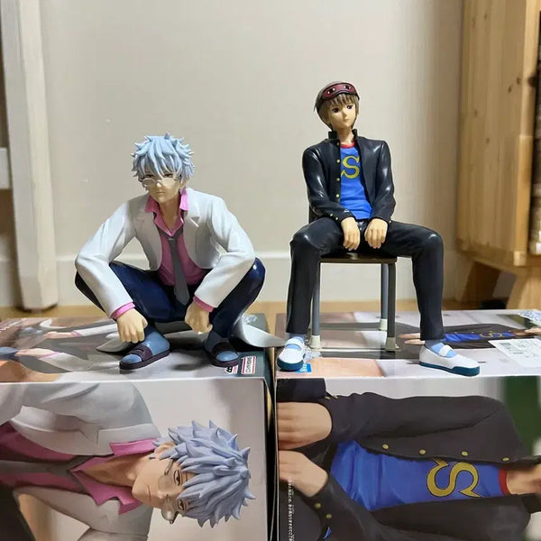 [BUNJANG] Gintama Banpresto Figure Set - Gintoki, Sougo / (택포,일괄)은혼 반프삼젯피규어 긴토키,소고