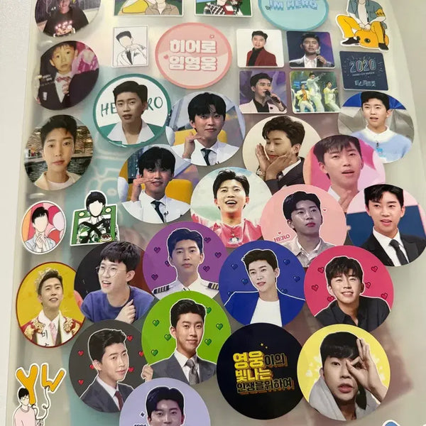 [BUNJANG] Lim Young Woong Official & Unofficial Goods Binder / 임영웅 공식+비공식 굿즈 모음 바인더
