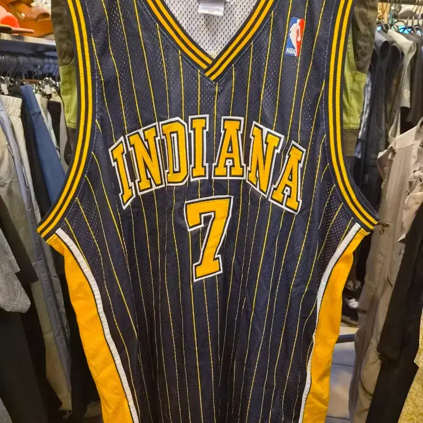 [BUNJANG] Reebok Indiana Pacers Jermaine O'Neal #7 NBA Jersey (XL, Size 52) / [52/XL] 빈티지 리복 NBA 인디애나 페이서스 저메인 오닐 저지