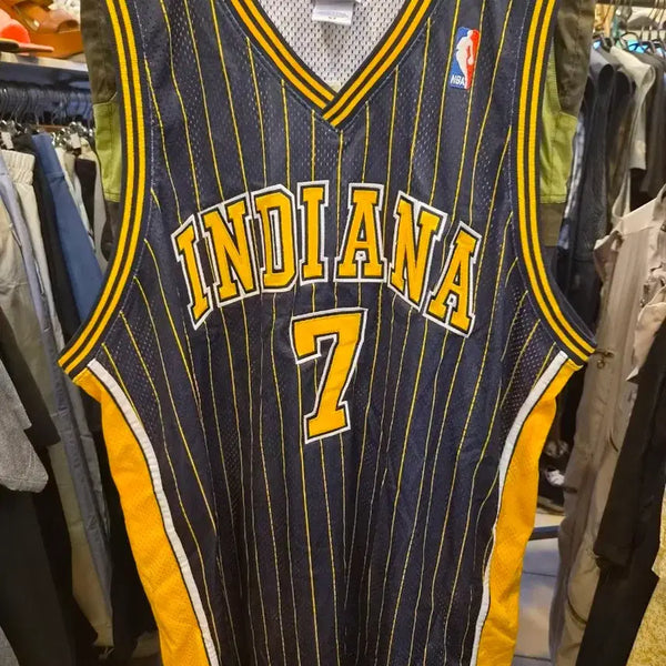 [BUNJANG] Reebok Indiana Pacers Jermaine O'Neal #7 NBA Jersey (XL, Size 52) / [52/XL] 빈티지 리복 NBA 인디애나 페이서스 저메인 오닐 저지