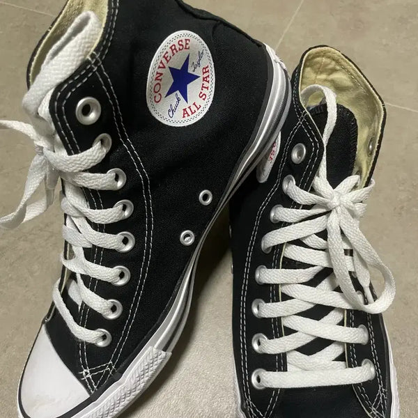 [BUNJANG] Converse Chuck Taylor All Star High Top Black 255 / 컨버스 올스타 하이 블랙 255