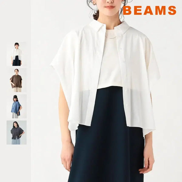 [BUNJANG] BEAMS Heart Big Silhouette Shirt / 빔즈 하트 빅 실루엣 셔츠