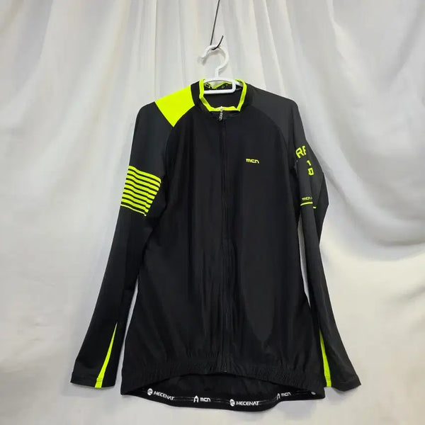 [BUNJANG] MCN Men's Cycling Jacket Black/Fluorescent Size 100 / mcn 사이클링남성블랙/형광자켓100