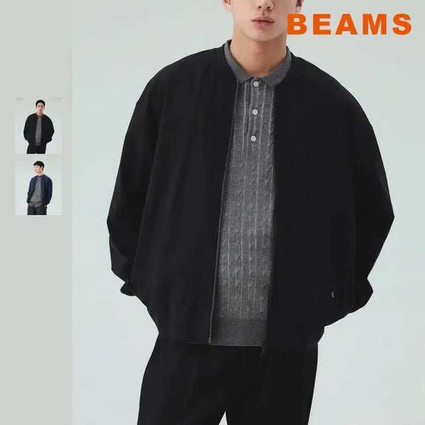 [BUNJANG] Beams Heart Cool Touch MA-1 Blouson Jacket / 빔즈 하트 쿨터치 MA-1 블루종 자켓
