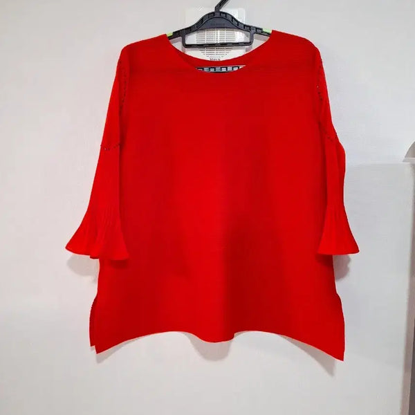 [BUNJANG] Pleated Blouse / 여7788.플리츠 블라우스