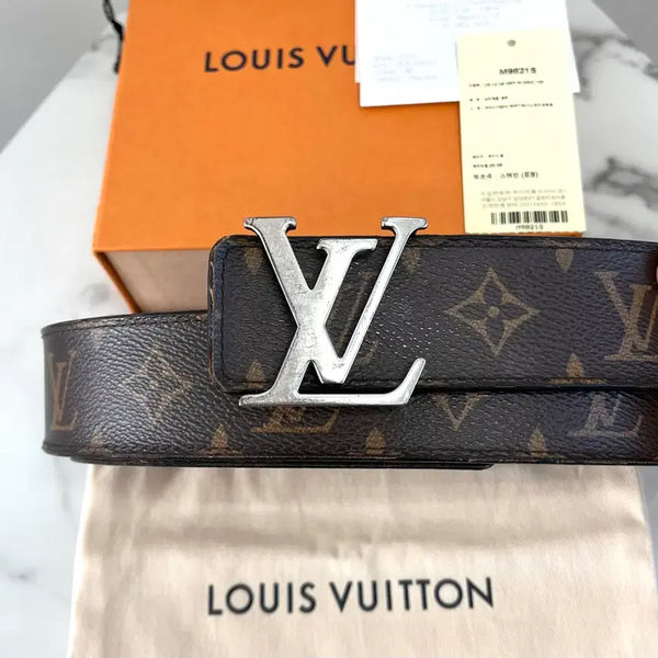 [BUNJANG] Louis Vuitton LV Initiales Reversible Monogram Belt / 루이비통 LV 이니셜 리버서블 모노그램 벨트
