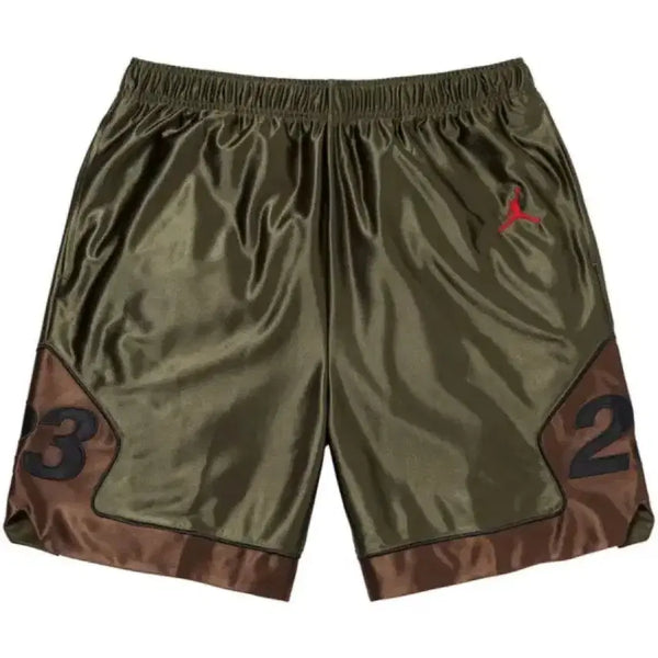 [BUNJANG] Supreme x Jordan Warm Up Shorts Olive M / 슈프림 x 조던 웜 업 쇼츠 올리브 M 신품