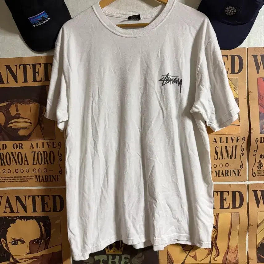 [BUNJANG] Stussy Spade Short Sleeve T-Shirt White / 스투시 스페이드 반팔 티셔츠 화이트