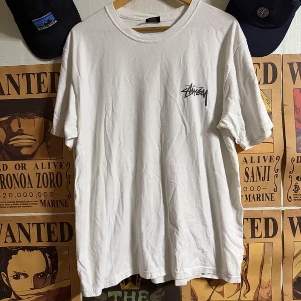 [BUNJANG] Stussy Spade Short Sleeve T-Shirt White / 스투시 스페이드 반팔 티셔츠 화이트