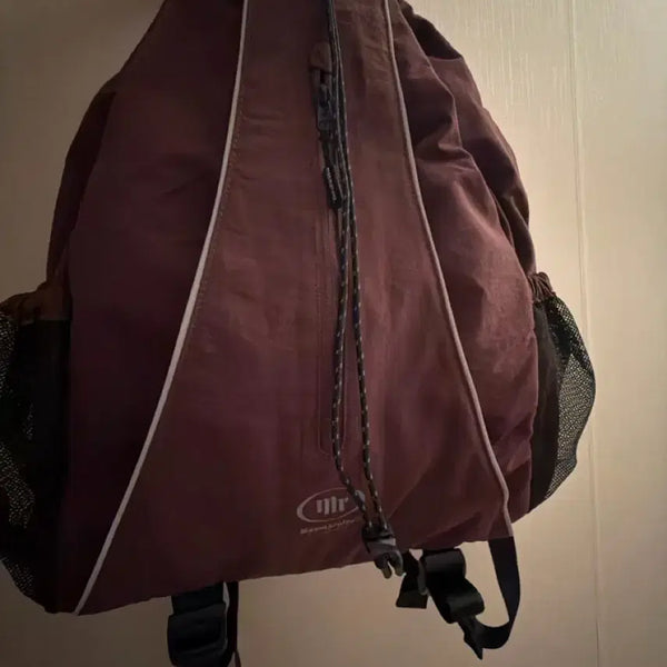 [BUNJANG] MASMARULES Cover Draw Backpack Dark Plum / 마스마룰즈 커버 드로우 백팩