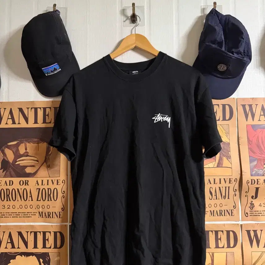 [BUNJANG] Stussy Peace & Love T-Shirt Black / 스투시 피스앤러브 반팔티 블랙