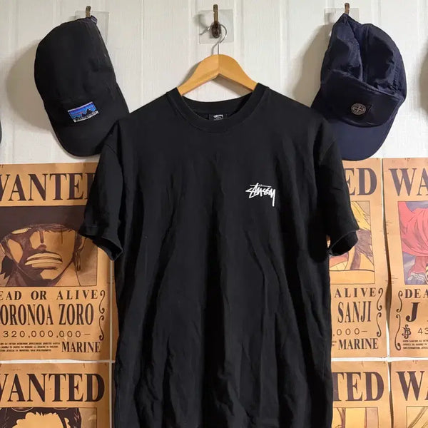 [BUNJANG] Stussy Peace & Love T-Shirt Black / 스투시 피스앤러브 반팔티 블랙
