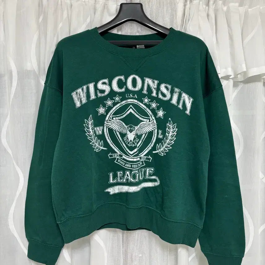 [BUNJANG] H&M Sweatshirt Deep Green / h&m 맨투맨