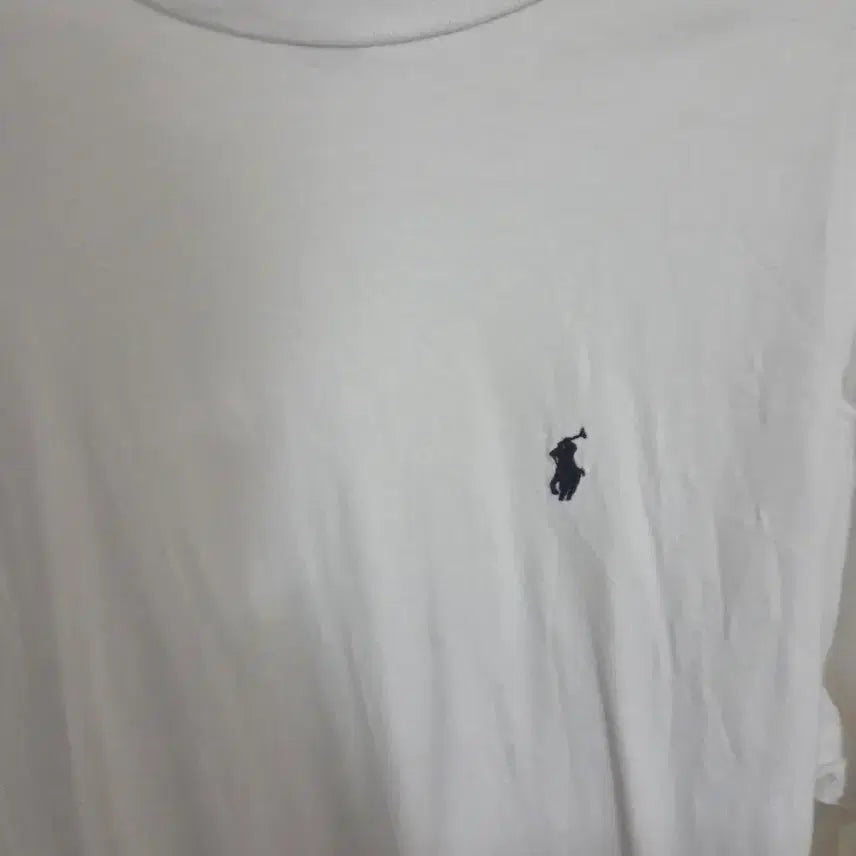 [BUNJANG] Polo Ralph Lauren White Basic Logo T-Shirt / 폴로 랄프로렌 흰색 기본 로고 반팔티
