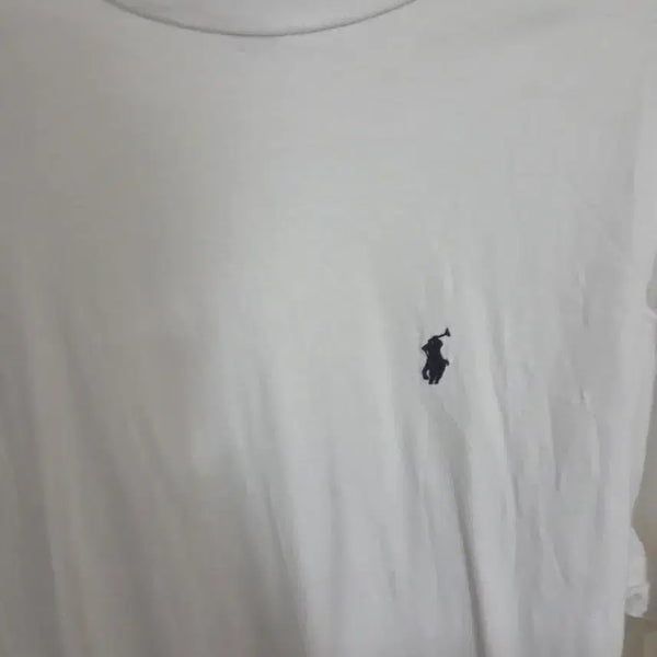 [BUNJANG] Polo Ralph Lauren White Basic Logo T-Shirt / 폴로 랄프로렌 흰색 기본 로고 반팔티