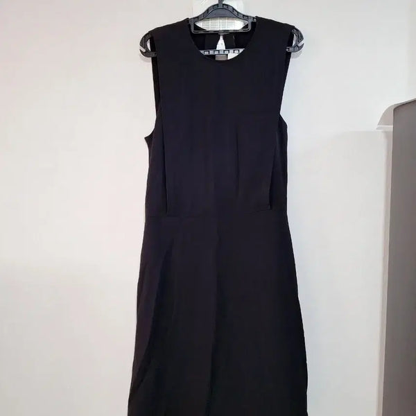 [BUNJANG] Black Sleeveless Midi Dress / 여S.블랙 민소매 원피스
