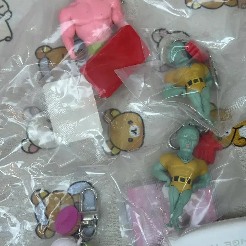 [BUNJANG] SpongeBob Muscle Sponge Keychain / 스폰지밥 근육빵빵 헬창 키링