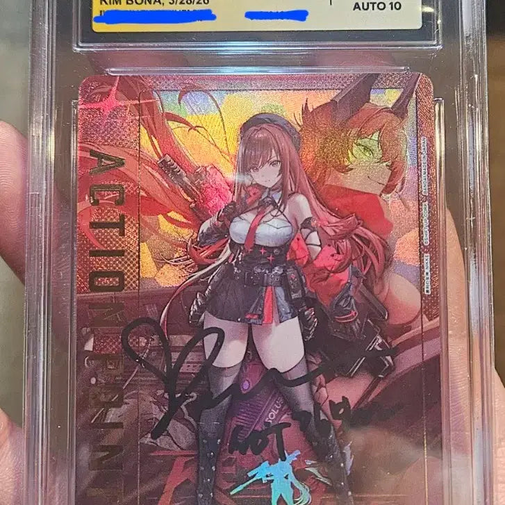 [BUNJANG] NIKKE Raphaela Voice Actor Kim Bona Autographed CGC 10 Gem Mint Card / 니케 라피 성우 친필 싸인 cgc 10&10등급 판매합니다