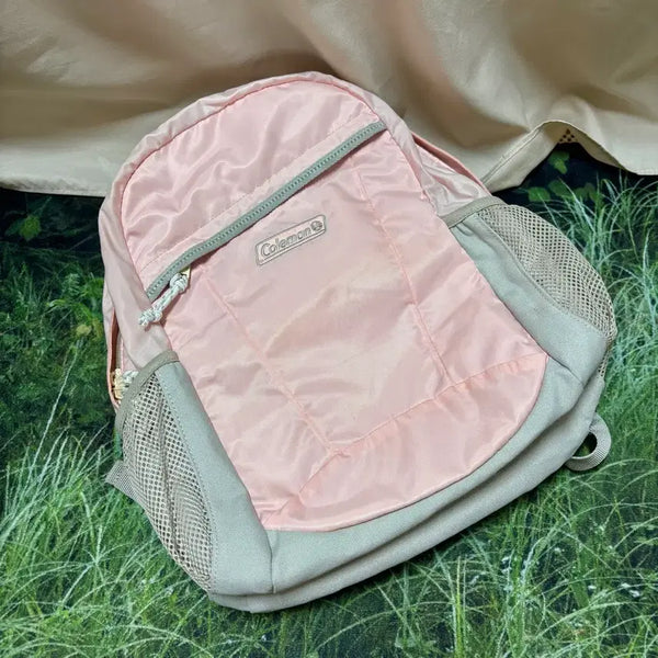 [BUNJANG] Coleman Pink Backpack Laptop Bag / 콜맨 핑크 백팩 노트북 가방 배낭 히메갸루 일본 빈티지