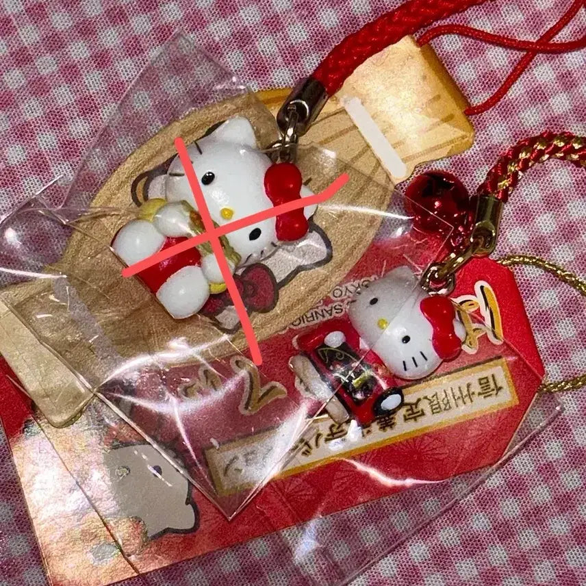 [BUNJANG] 2005 Classic Hello Kitty Strap / [오늘만이가격] 2005년 고전키티 스트랩