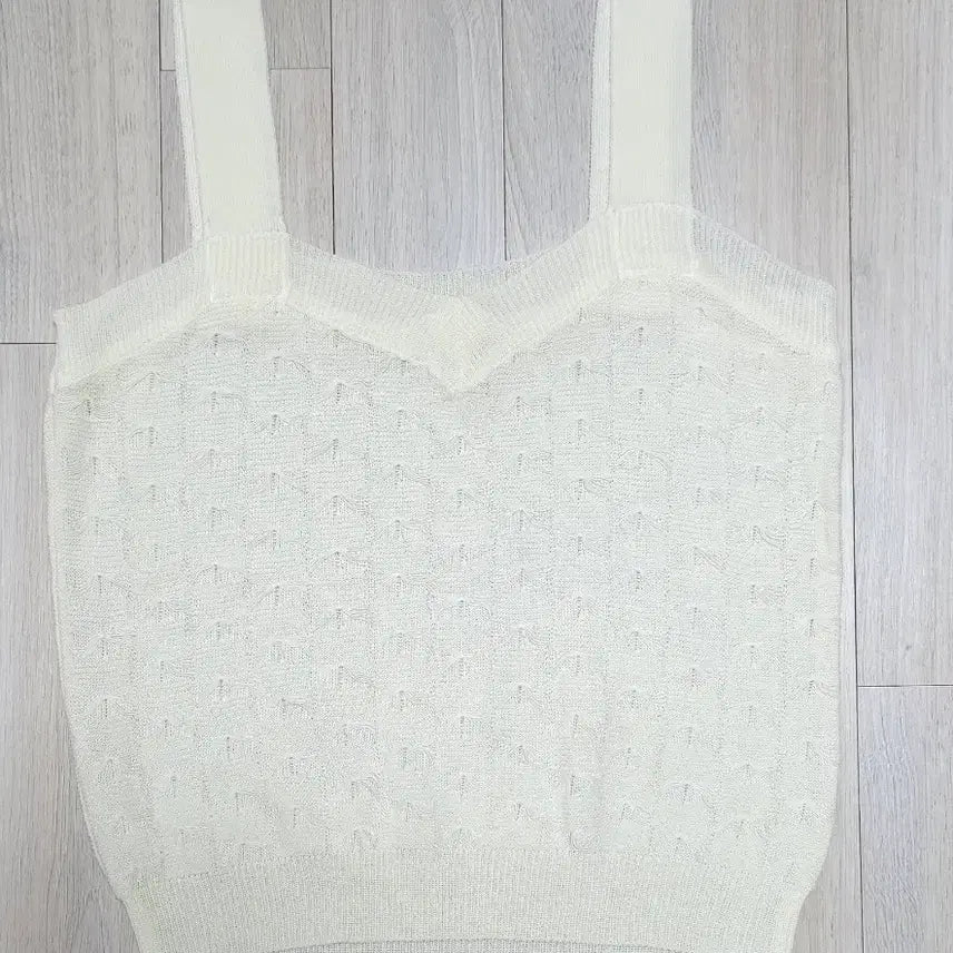 [BUNJANG] 8 Seconds Women's Knit Tank Top Ivory S / 에잇세컨즈 여성 니트 나시 아이보리 S사이즈