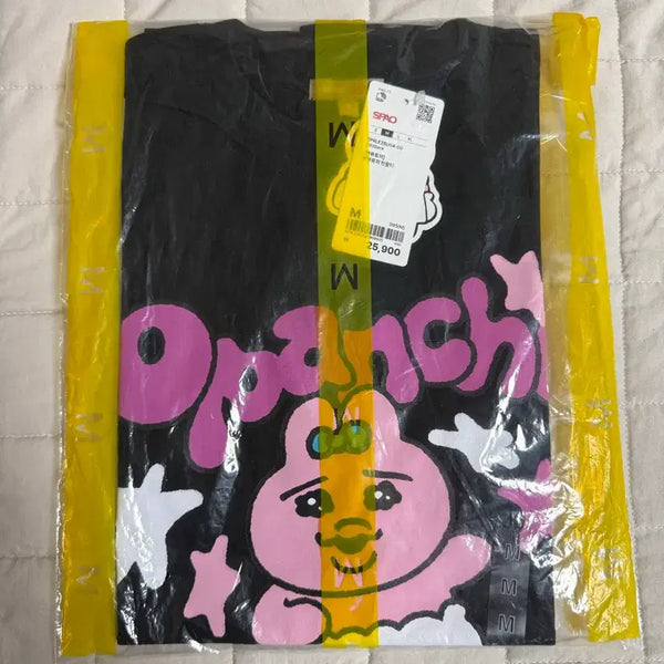 [BUNJANG] SPAO Oppancheu Usagi (Pantsu Usagi) Half-Sleeve T-Shirt Black M Size / 스파오 오빤쮸우사기 빤쮸토끼 반팔티 블랙 M사이즈