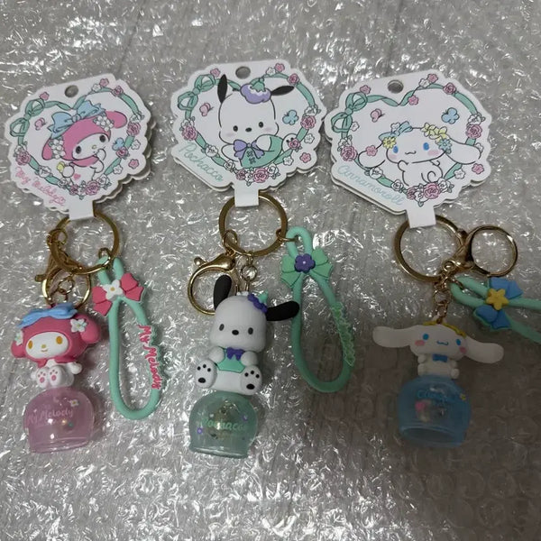 [BUNJANG] Sanrio Mascot Lantern Bell Keychain - My Melody, Pochacco, Cinnamoroll / 산리오 풍등 방울 키링 마이멜로디 포차코 시나모롤