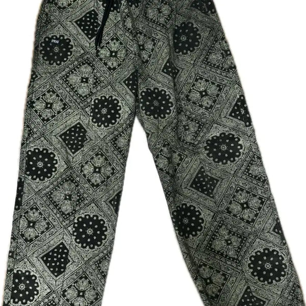 [BUNJANG] Brown Breath Paisley Pattern Wide Pants / 브라운브레스 페이즐리 패턴 와이드 팬츠