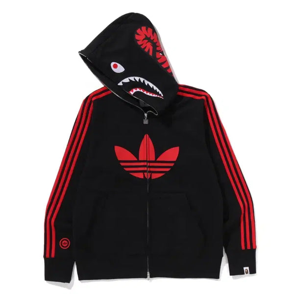 [BUNJANG] Adidas BAPE Shark Hoodie / 아디다스 베이프 샤크 후드집업