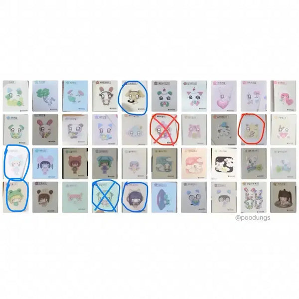 [BUNJANG] HooHooYy Sticker Collection / 후후이 띠부씰 교환 및 판매