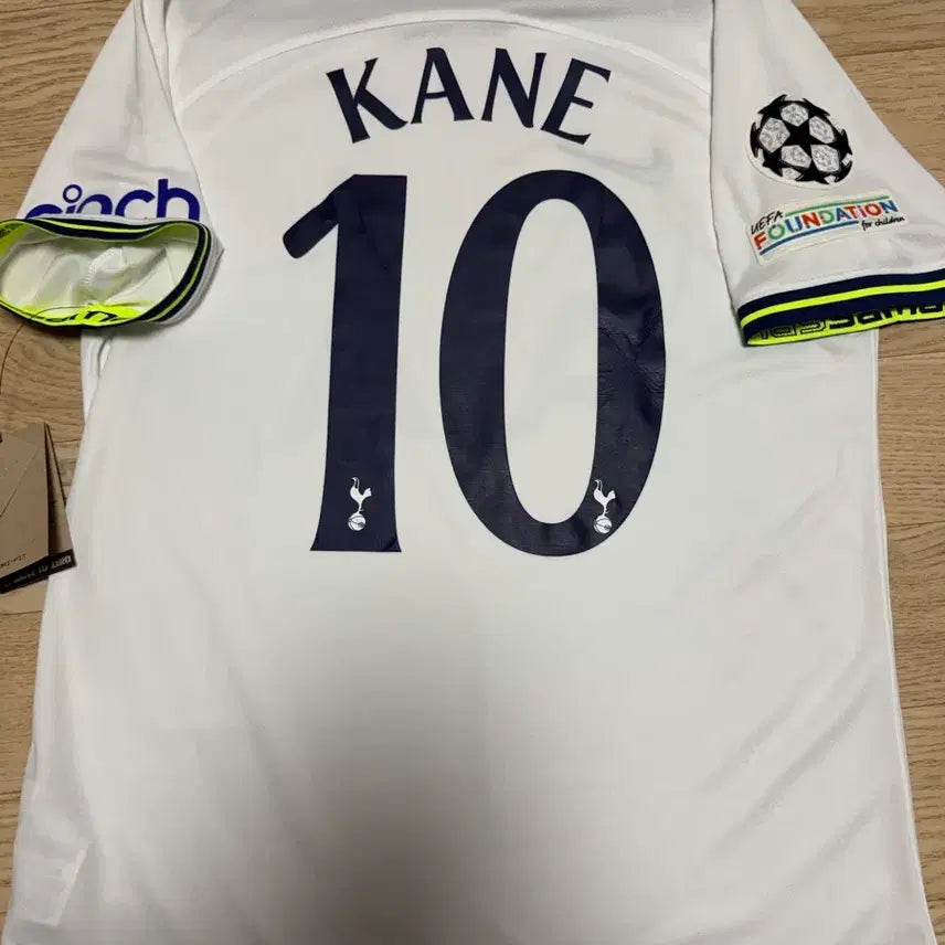 [BUNJANG] Tottenham Hotspur Harry Kane 22-23 Champions League Full-Marking Jersey / (M) 22-23 토트넘 케인 유니폼 챔스 풀마킹, 택o