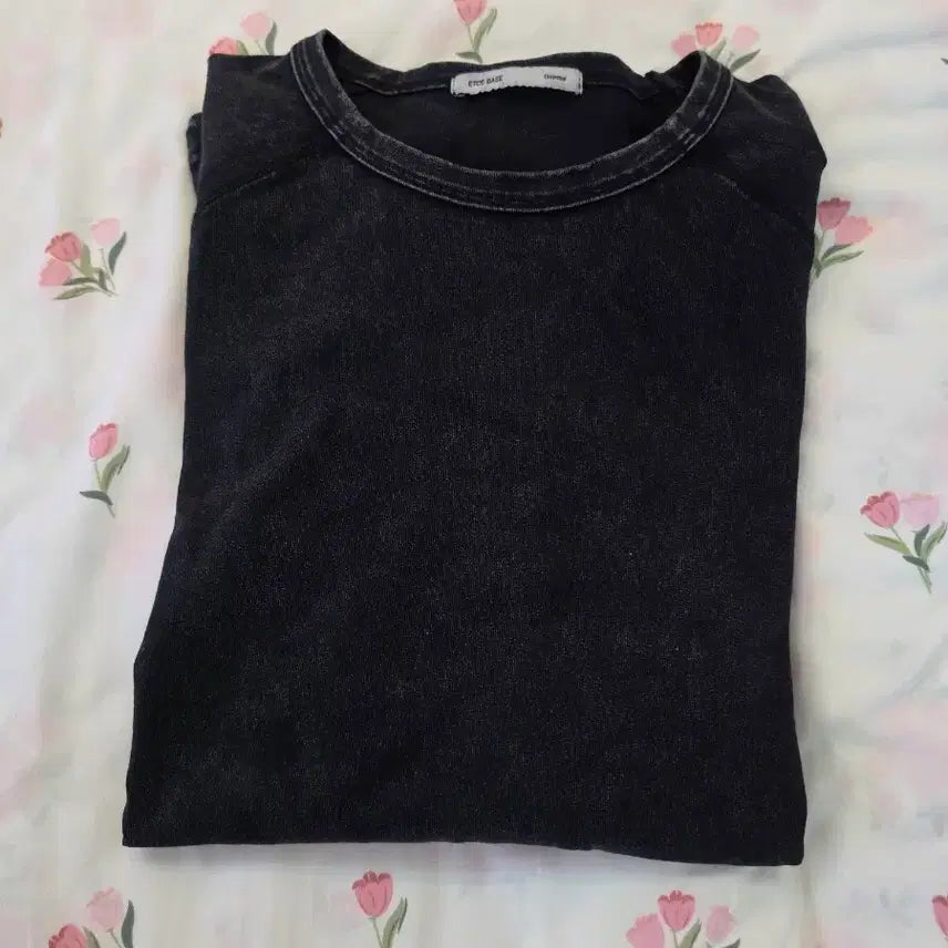 [BUNJANG] etce x MOOMIN SEO Finger Hole Long Sleeve Black XL / [XL] etce x 무민서 핑거홀 롱슬리브 블랙